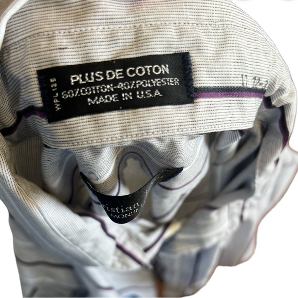 Christian Dior Monsieur Button Down Striped Shirt - Picture 6 of 12